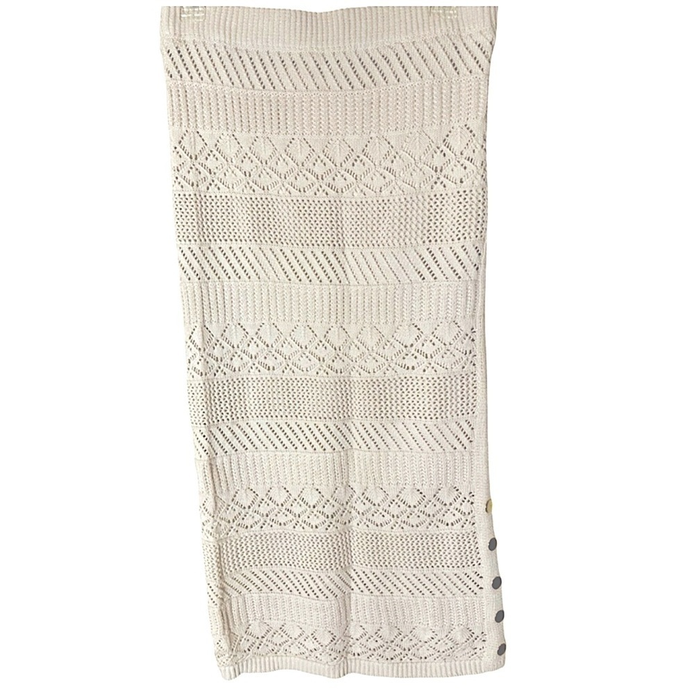 OLIVE & OAK LONG CROCHET BOHEMIAN SKIRT SZ M